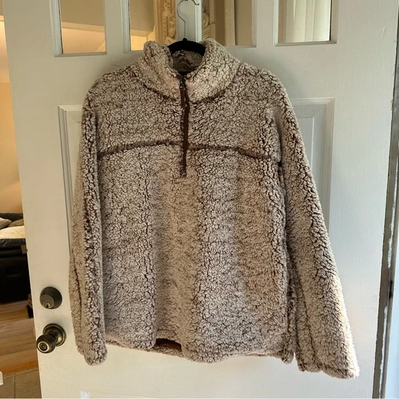 Elodie Wubby Faux Fur Quarter Zip - Picture 1 of 3
